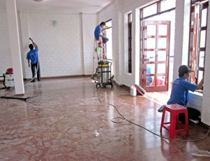 Dịch vụ vệ sinh công trình xây dựng - Công Ty TNHH MBC Tín Phong